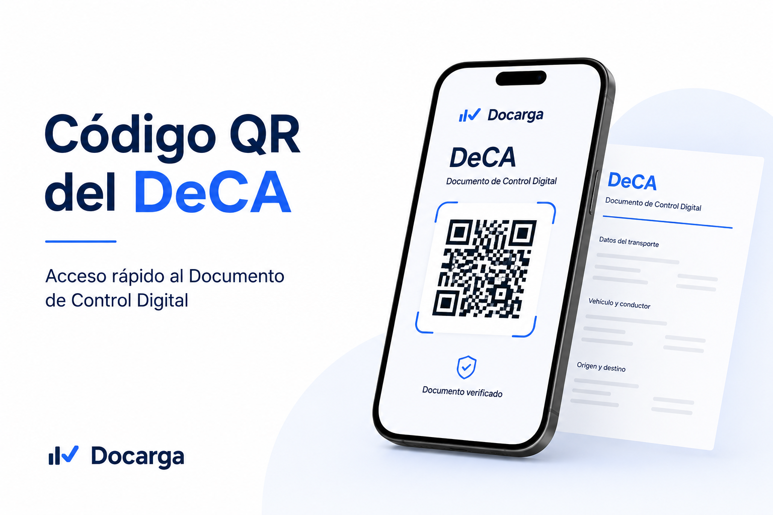 Código QR del DeCA para acceder al Documento de Control Digital con Docarga